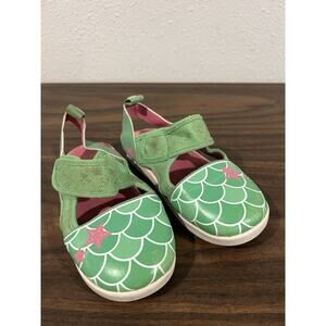 Ikiki Mermaid Squeaky Toddler Sandal Girls Size 12 On Off Squeaker
